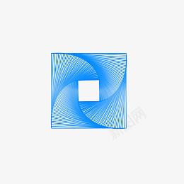 蓝色正方形风扇条纹psd免抠素材_新图网 https://ixintu.com 蓝色 正方形 风扇 条纹