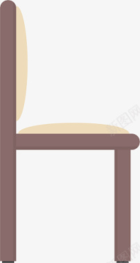 侧面座椅元素图标