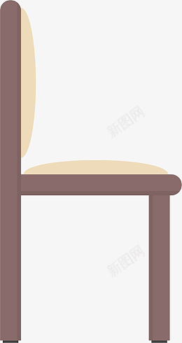 侧面座椅元素png_新图网 https://ixintu.com 手绘 卡通 座椅 椅子