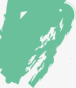 绿色的笔刷图案png_新图网 https://ixintu.com 绿色 笔刷 笔 卡通