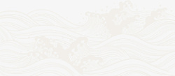 金色日式猪扒饭金色古典海浪波纹纹饰图案高清图片