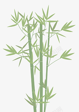绿色竹子设计素材cdr免抠素材_新图网 https://ixintu.com 绿色 竹子 装饰 复古 美化