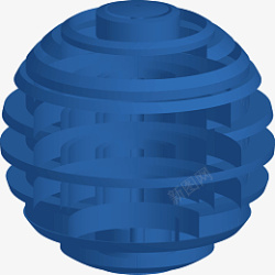 立体空间球体切割素材