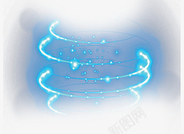 环形光科技光png免抠素材_新图网 https://ixintu.com 环形光 科技光 光 蓝色 科技 环绕 光影