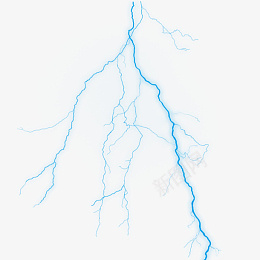 PNG蓝色闪电png免抠素材_新图网 https://ixintu.com 闪电 天气 气候 雷电、闪光