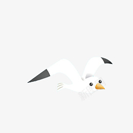 白色的海鸥免抠图png免抠素材_新图网 https://ixintu.com 飞翔的小鸟 动物插画 卡通动物 卡通海鸥 免抠图 鸟儿