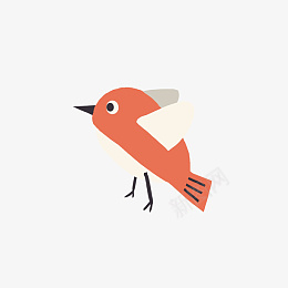 卡通橙色的小鸟免抠图坟png免抠素材_新图网 https://ixintu.com 飞翔的鸟儿 动物插画 卡通动物 飞翔的鸟 免抠图 小动物 动物 小鸟 鸟