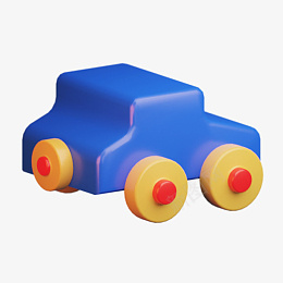 C4D立体3D模型卡通汽车png_新图网 https://ixintu.com C4D 立体 3D 模型