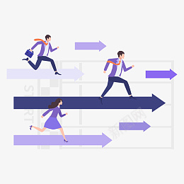 优势起跑线矢量图png免抠素材_新图网 https://ixintu.com 起跑线 优势 奔跑 箭头 职场