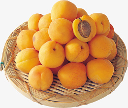 桃子黄色高清免抠小清新图标
