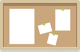 拇指计划板有贴项目png免抠素材_新图网 https://ixintu.com 卡通 平面 装饰元素 黑板 木板上墙 计划表