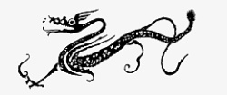 中国古代青龙纹素材