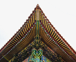 中国宫殿屋角透明素材素材