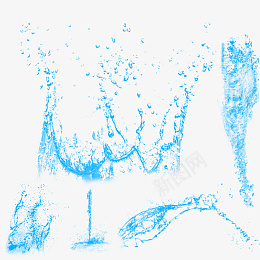 清凉飞溅水滴psd免抠素材_新图网 https://ixintu.com 清凉飞溅水滴 广告设计 喷溅水 清爽元素 清凉广告元素 PSD