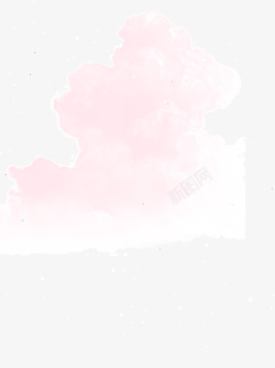 云朵粉色梦幻透明素材