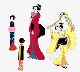日本女人png免抠素材_新图网 https://ixintu.com 日本人 女人 卡通人物 png素材