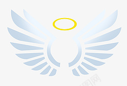 白色翅膀羽翼png_新图网 https://ixintu.com 天使 翅膀 光环 透明贴图