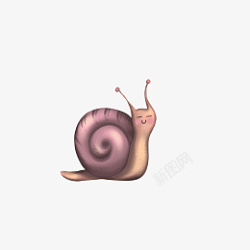动物小蜗牛卡通素材