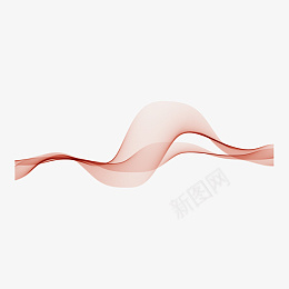橙色线条抽象波浪png免抠素材_新图网 https://ixintu.com 线条 抽象 彩色 波浪