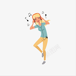 头戴耳机听音乐的年轻人png免抠素材_新图网 https://ixintu.com 头戴耳机 听音乐 听音乐的年轻人 头戴耳机听音乐的年轻人