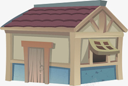 木制房子手绘图片房子木制古代高清图片