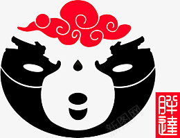 熊猫胖胖png_新图网 https://ixintu.com 熊猫 国风 京剧 胖