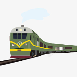 复古列车充满回忆的中国绿皮火车高清图片