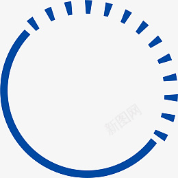 蓝色圆环图案png_新图网 https://ixintu.com 蓝色圆环 圆形 圆 圆图形