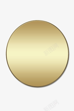 金色圆形图案形状png_新图网 https://ixintu.com 金色 圆形图案 背景 PPT 形状