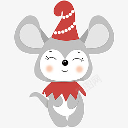 圣诞节新年卡通可爱老鼠png免抠素材_新图网 https://ixintu.com 圣诞节 新年 卡通 可爱 老鼠