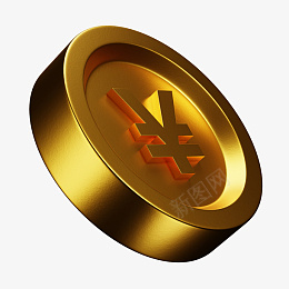 立体3D建模金币png免抠素材_新图网 https://ixintu.com 立体 3D 建模 金币