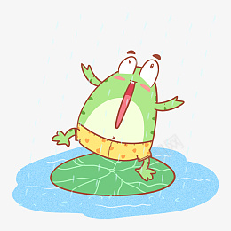 可爱卡通小青蛙psd免抠素材_新图网 https://ixintu.com 小青蛙 手绘青蛙 卡通青蛙 欢乐的小青蛙
