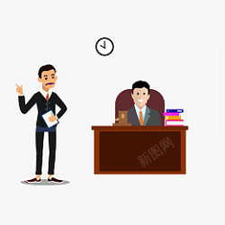 律师咨询日矢量卡通律师插画设计高清图片