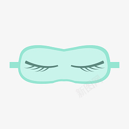 睡眠日绿色眼罩png免抠素材_新图网 https://ixintu.com 眼罩 睡眠 睡觉 绿色