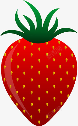 卡通手绘草莓食物png免抠素材_新图网 https://ixintu.com 草莓 食物 卡通草莓 水果