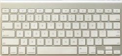 无线键盘一个白色键盘高清图片