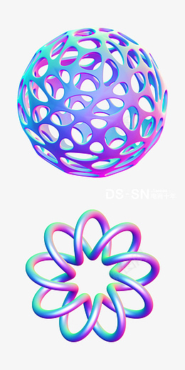 彩色球形渐变酸性风设计海报png免抠素材_新图网 https://ixintu.com 彩色 球形 渐变 酸性风设计
