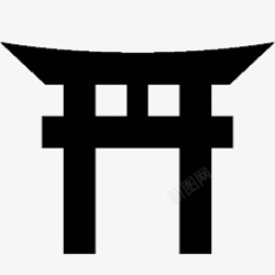 torii文化鸟居图标高清图片