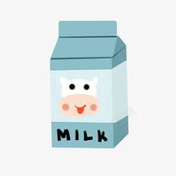 奶牛奶饮品喝牛奶素材