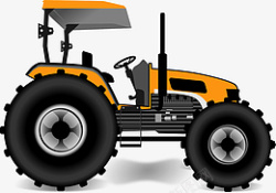 拖拉机卡通素材矢量农业机械素材