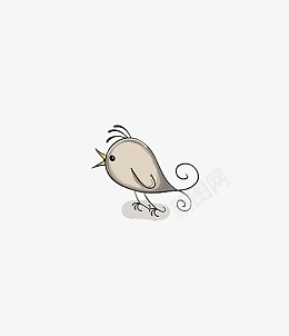 可爱的一只小小鸟png免抠素材_新图网 https://ixintu.com 卡通 动物 小鸟 鸟
