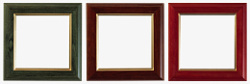 简约方形实木照片框画框装饰素材
