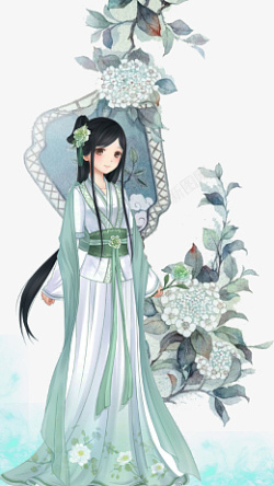 扇贝花墙精灵素材