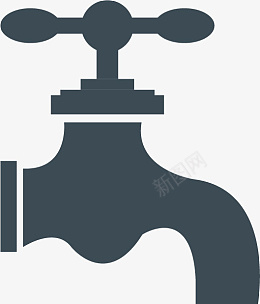 水龙头图标元素png_新图网 https://ixintu.com 水龙头 水管 设计 图标 元素