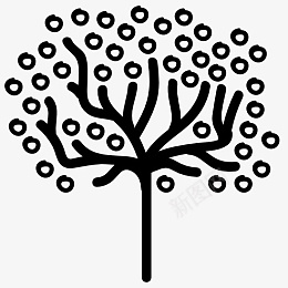 大树标识iconpng_新图网 https://ixintu.com 树 树木 tree