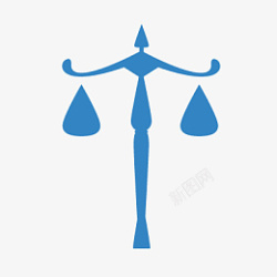 法律天秤天秤蓝色法律可编辑高清高清图片