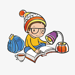 卡通男孩阅读图片png免抠素材_新图网 https://ixintu.com 卡通 男孩 阅读 人物