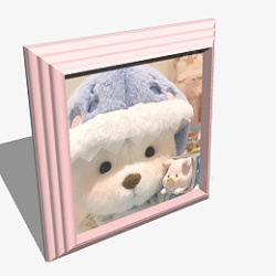 熊相框可爱熊娃娃相框高清图片