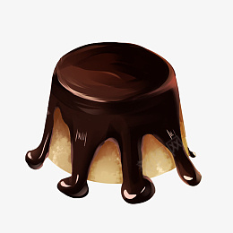 黑巧克力布丁甜点png免抠素材_新图网 https://ixintu.com 黑 巧克力 布丁 甜点