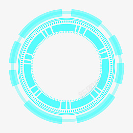 科技感商务圆形光圈png免抠素材_新图网 https://ixintu.com 简约科技圈 人工智能 发光圈 光圈 电商 齿轮